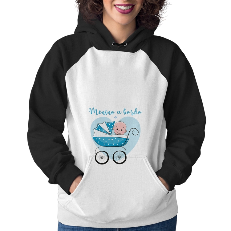Moletom Feminino Menino a bordo