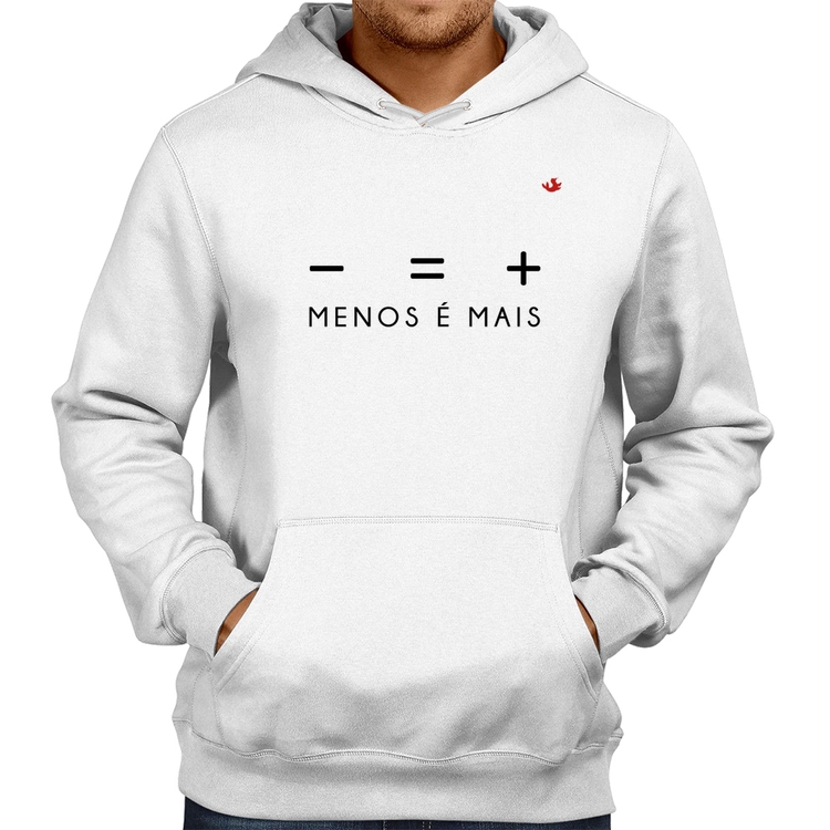 Moletom Menos é Mais - Branco