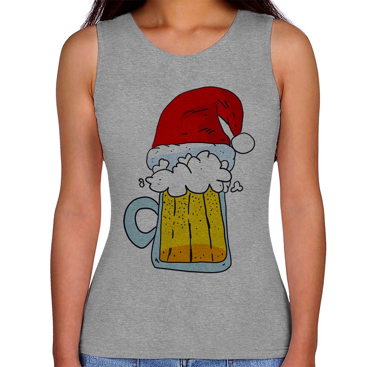 Regata Feminina Merry Beer - Cinza