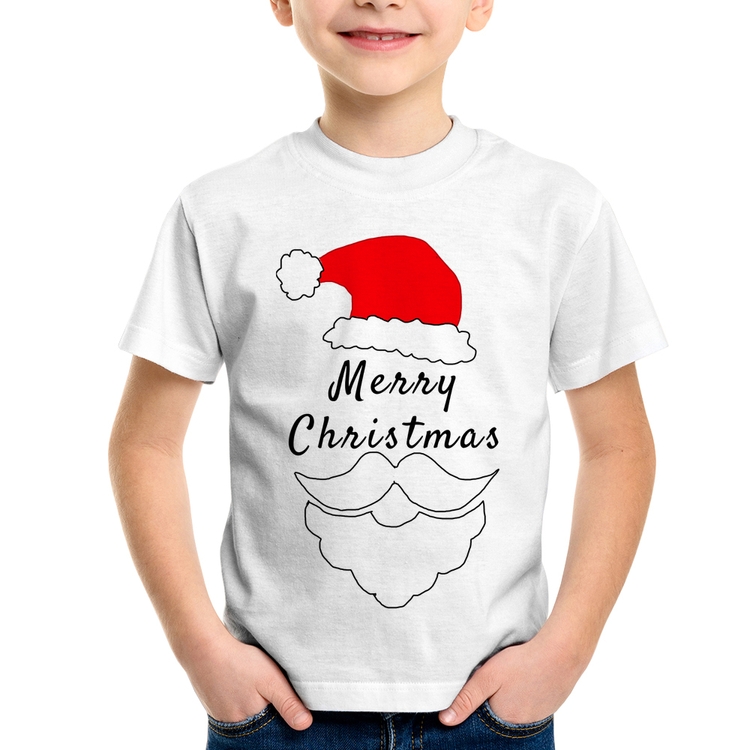 Camiseta Infantil Merry Christmas