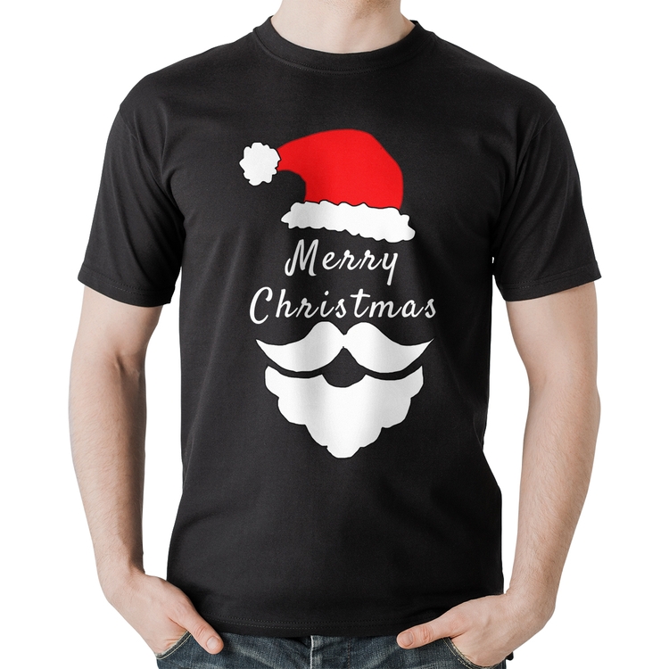 Camiseta Algodão Merry Christmas