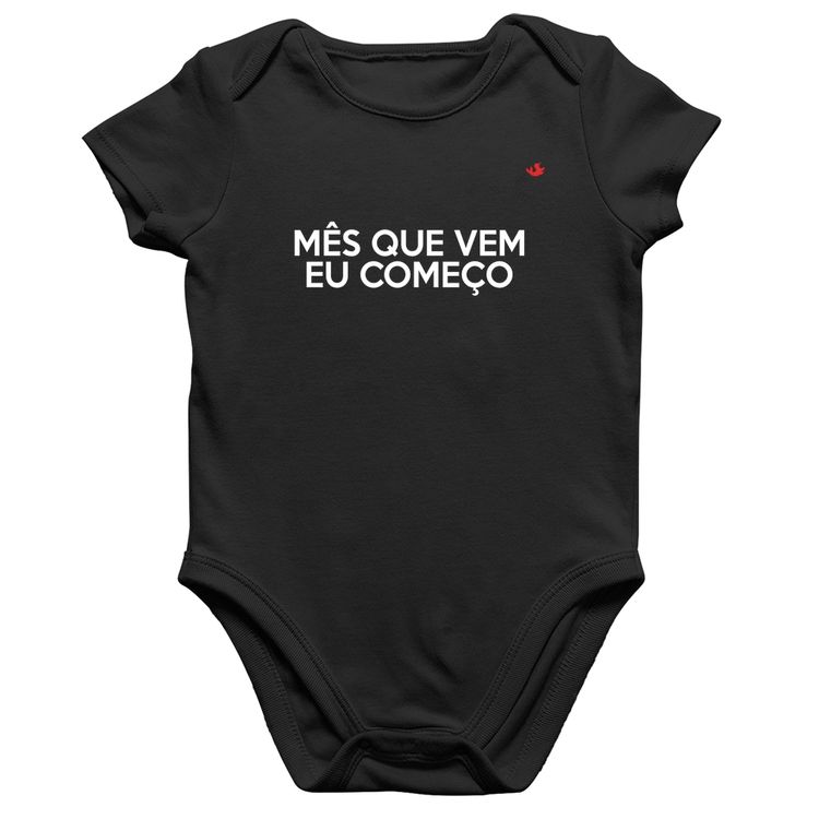 Body Bebê Algodão Mês que vem eu começo