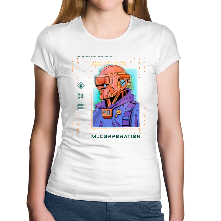 Baby Look Algodão Metaverse Corporation - Branca