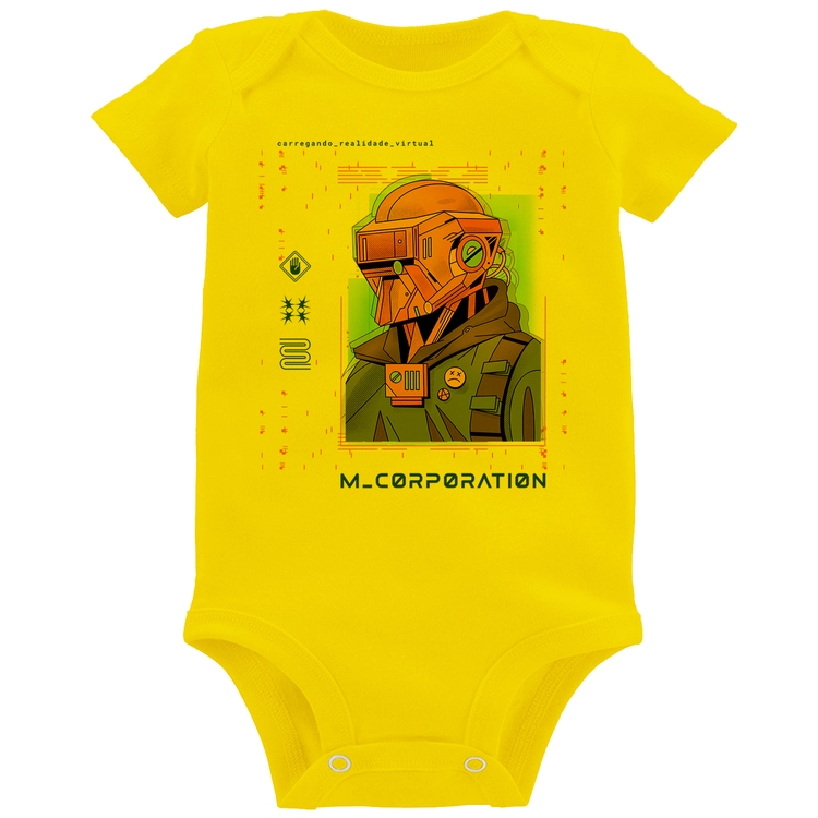 Body Bebê Metaverse Corporation - Amarelo