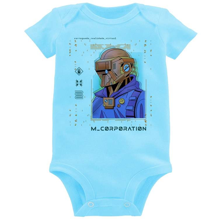 Body Bebê Metaverse Corporation - Azul Bebê