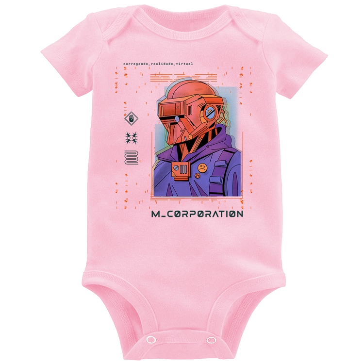 Body Bebê Metaverse Corporation - Rosa Bebê