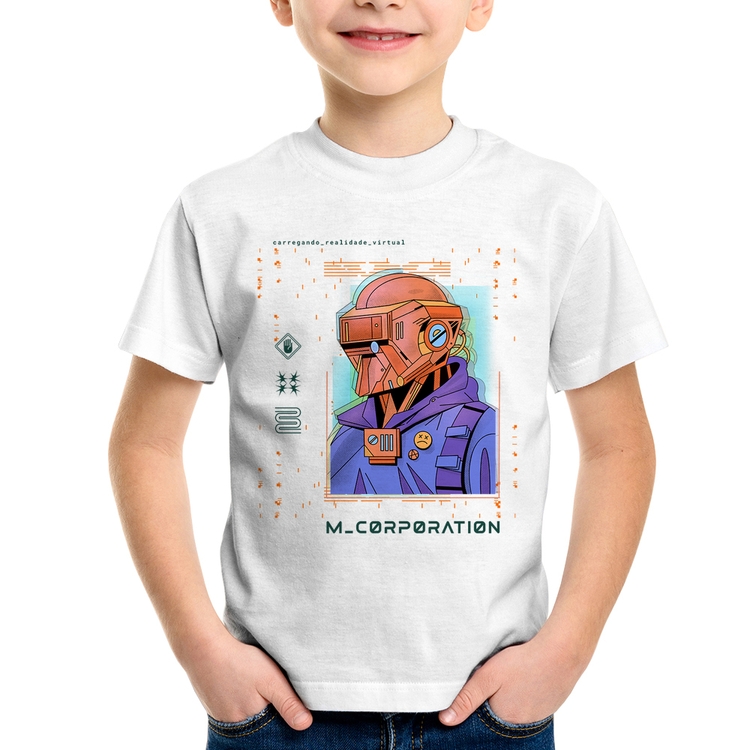Camiseta Infantil Metaverse Corporation