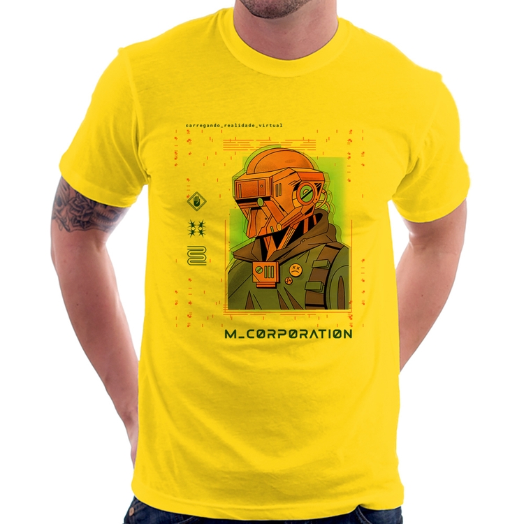 Camiseta Metaverse Corporation - Amarela