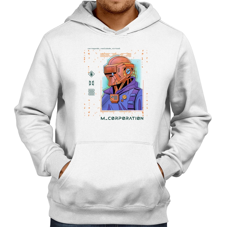 Moletom Metaverse Corporation - Branco