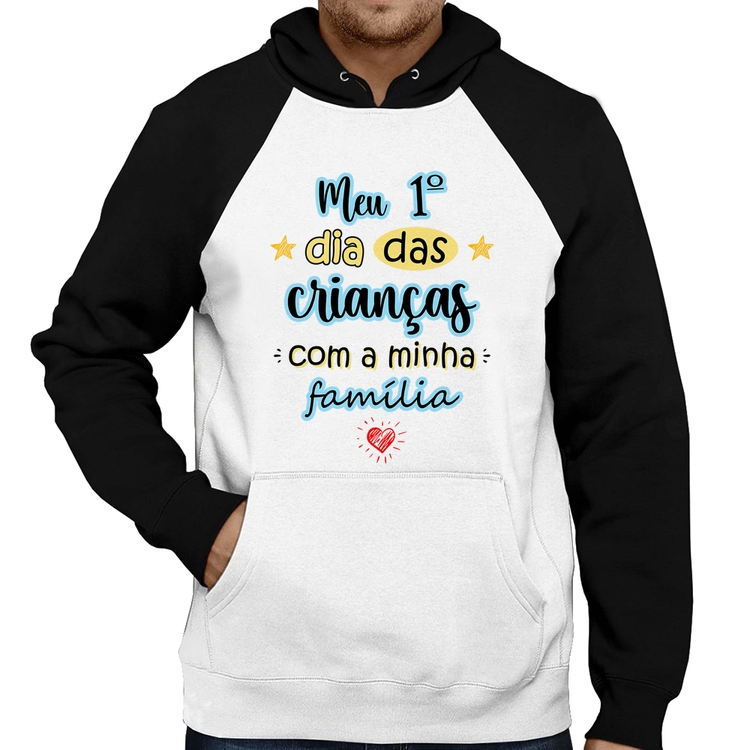 Moletom Meu primeiro dia das crianças (azul)