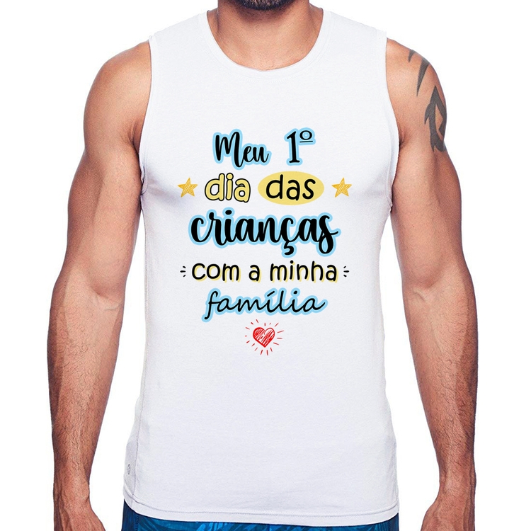 Regata Meu primeiro dia das crianças (azul)
