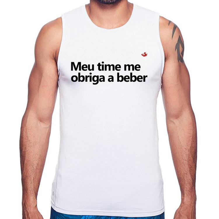 Regata Meu time me obriga a beber