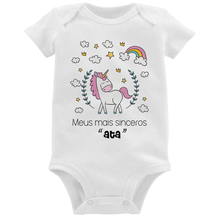 Body Bebê Meus mais sinceros "ata"