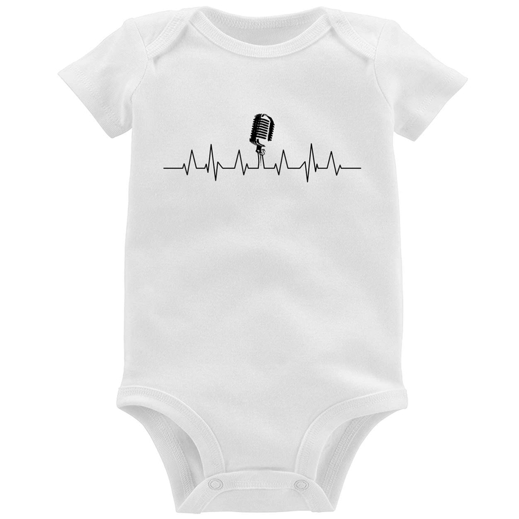 Body Bebê Microfone Batimentos Cardíacos