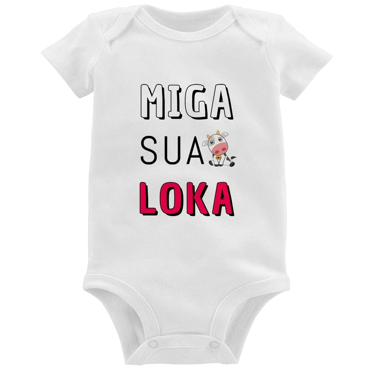 Body Bebê Miga Sua Loka