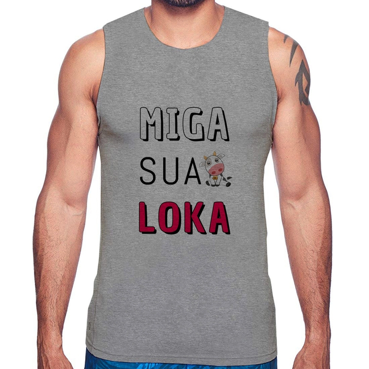 Regata Miga Sua Loka - Cinza