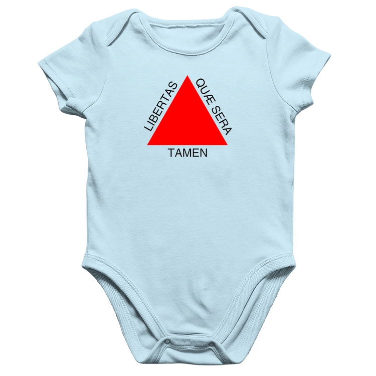 Body Bebê Algodão Minas Gerais - Azul Bebê