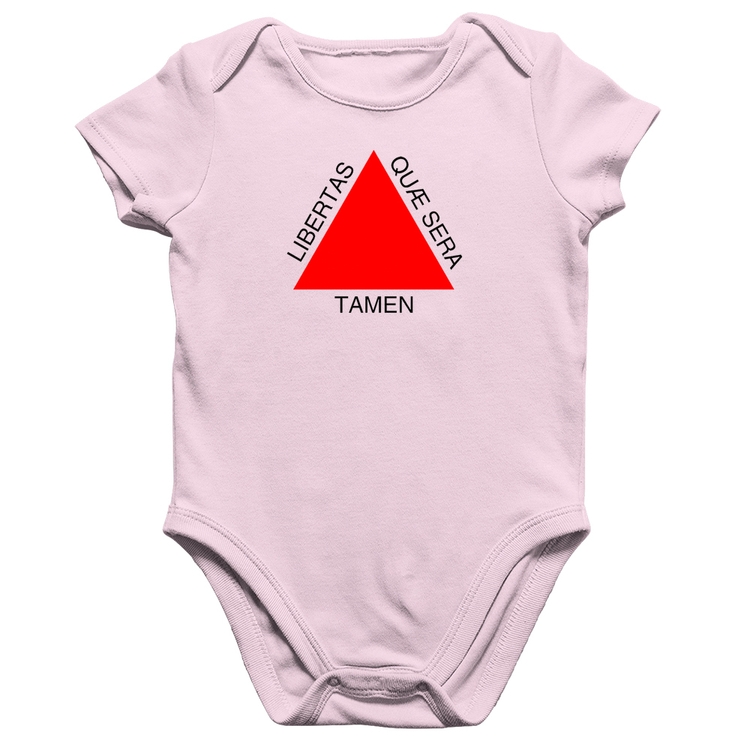 Body Bebê Algodão Minas Gerais - Rosa Bebê