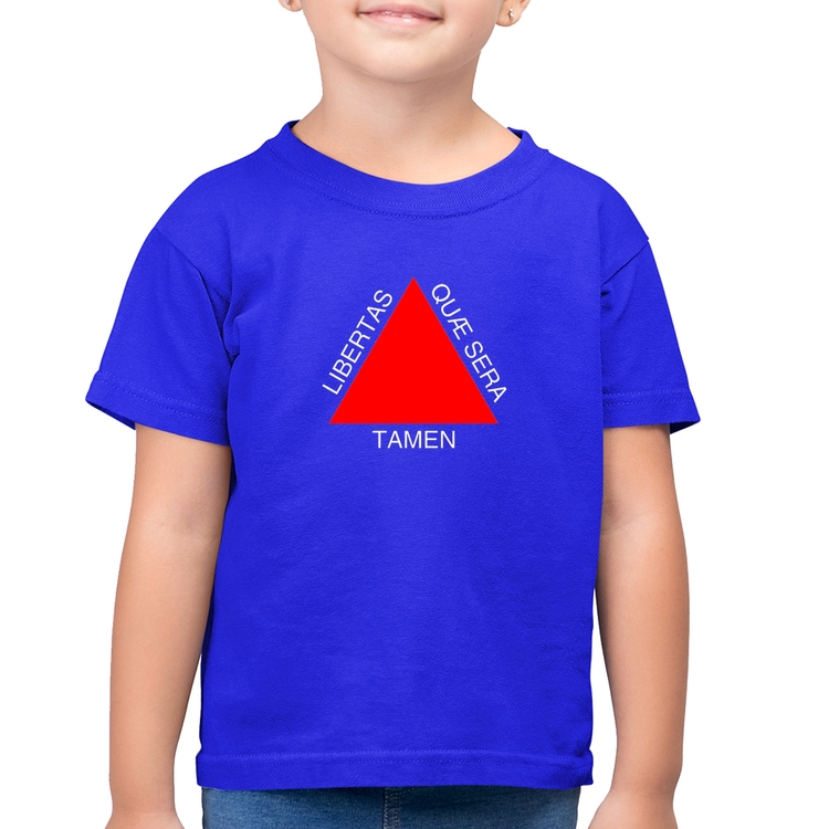 Camiseta Algodão Infantil Minas Gerais - Azul Royal
