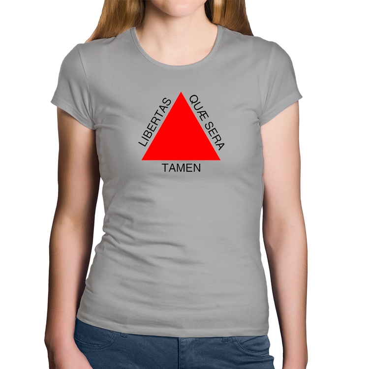 Baby Look Algodão Minas Gerais - Cinza