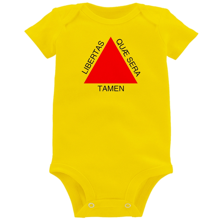 Body Bebê Minas Gerais - Amarelo