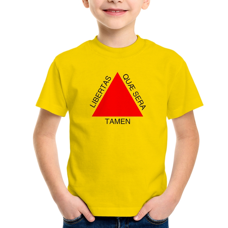 Camiseta Infantil Minas Gerais - Amarela
