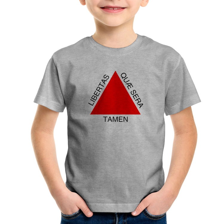Camiseta Infantil Minas Gerais - Cinza