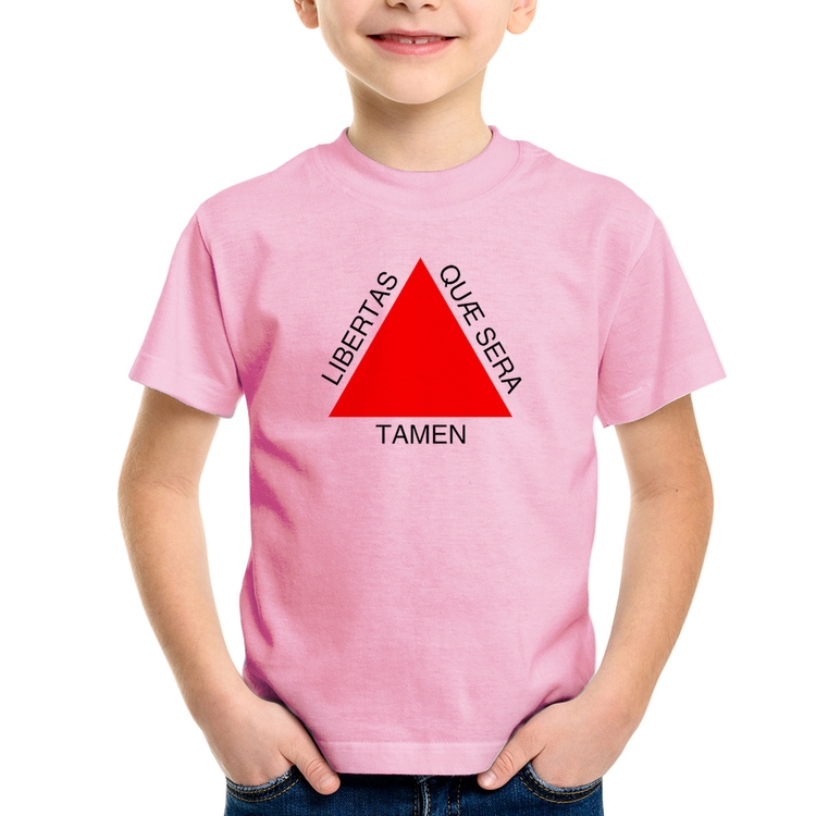 Camiseta Infantil Minas Gerais - Rosa Bebê