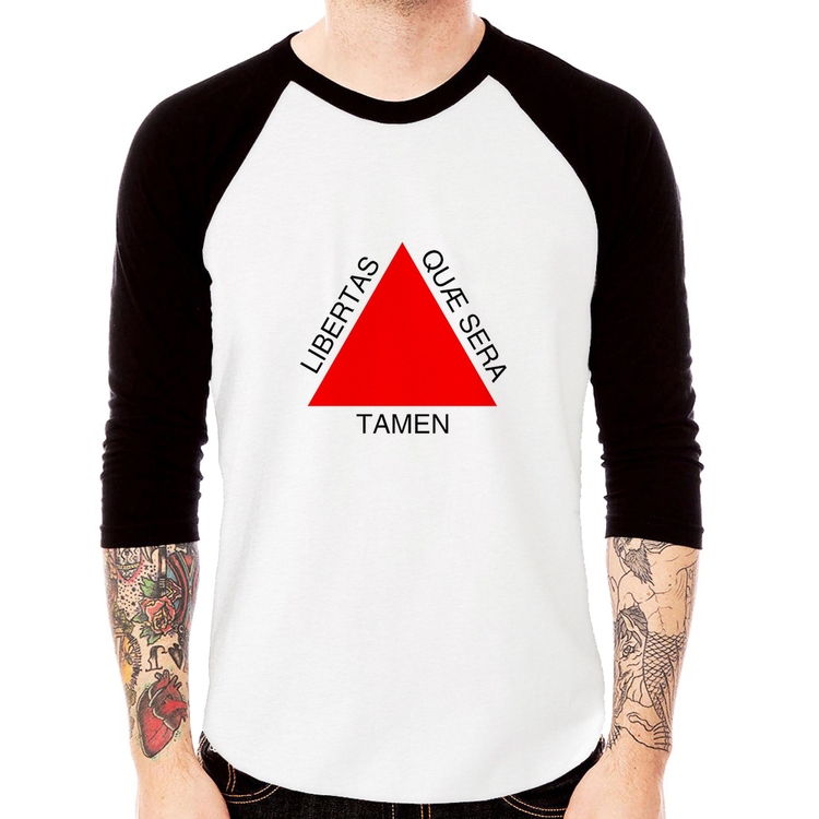 Camiseta Raglan Minas Gerais Manga 3/4