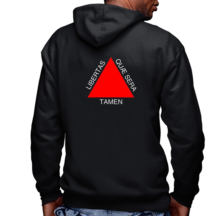 Blusa Moletom Minas Gerais Masculina com Capuz e Zíper