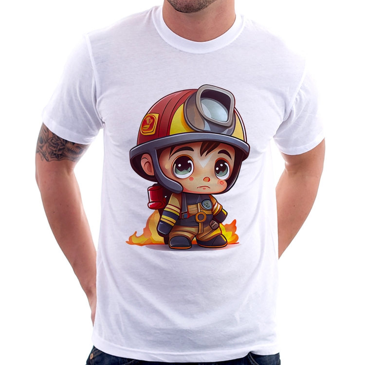 Camiseta  Mini Bombeiro 