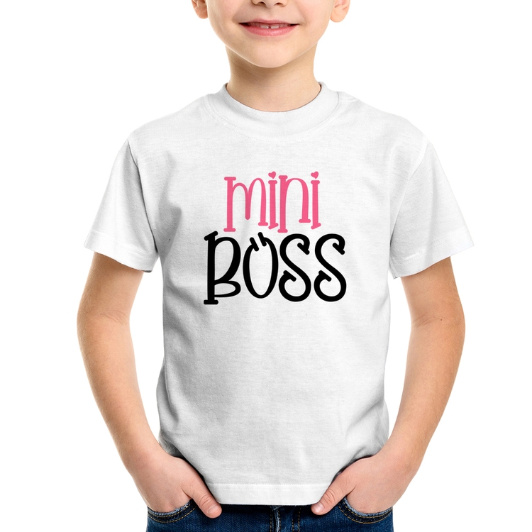 Camiseta Infantil Mini Boss
