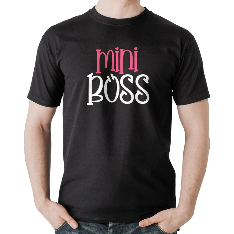 Camiseta Algodão Mini Boss
