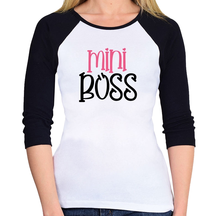 Baby Look Raglan Mini Boss Manga 3/4