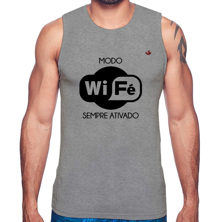 Regata Modo Wi-Fé sempre ativado - Cinza