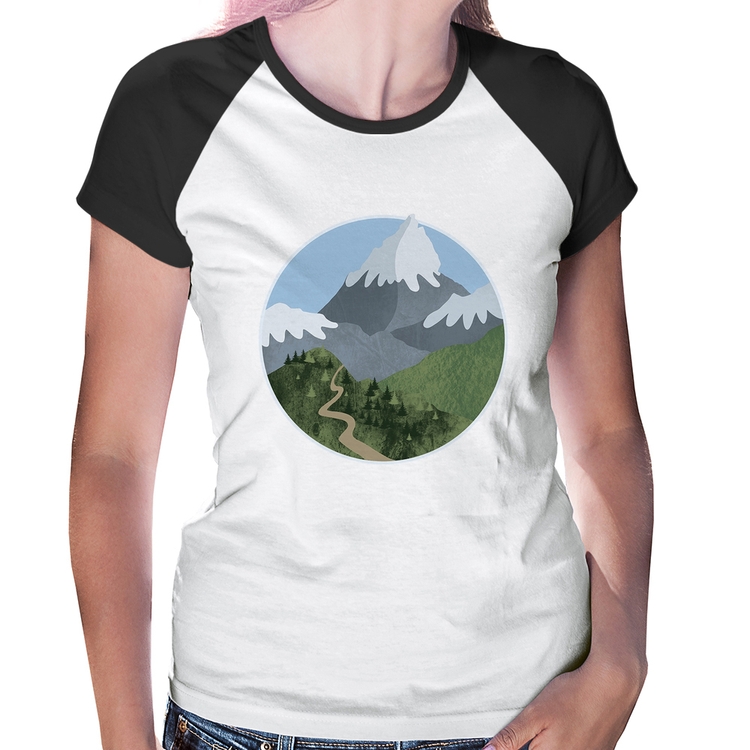 Baby Look Raglan Montanhas