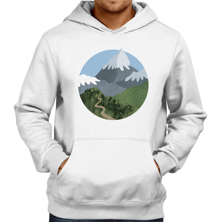 Moletom Montanhas - Branco