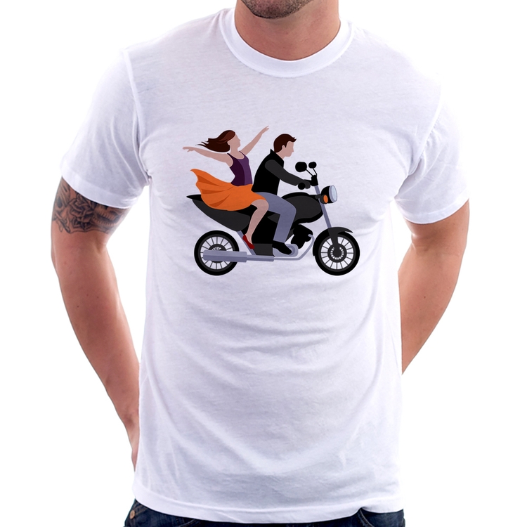 Camiseta Moto Casal
