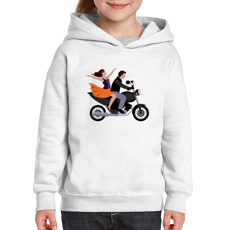 Moletom Infantil Moto Casal