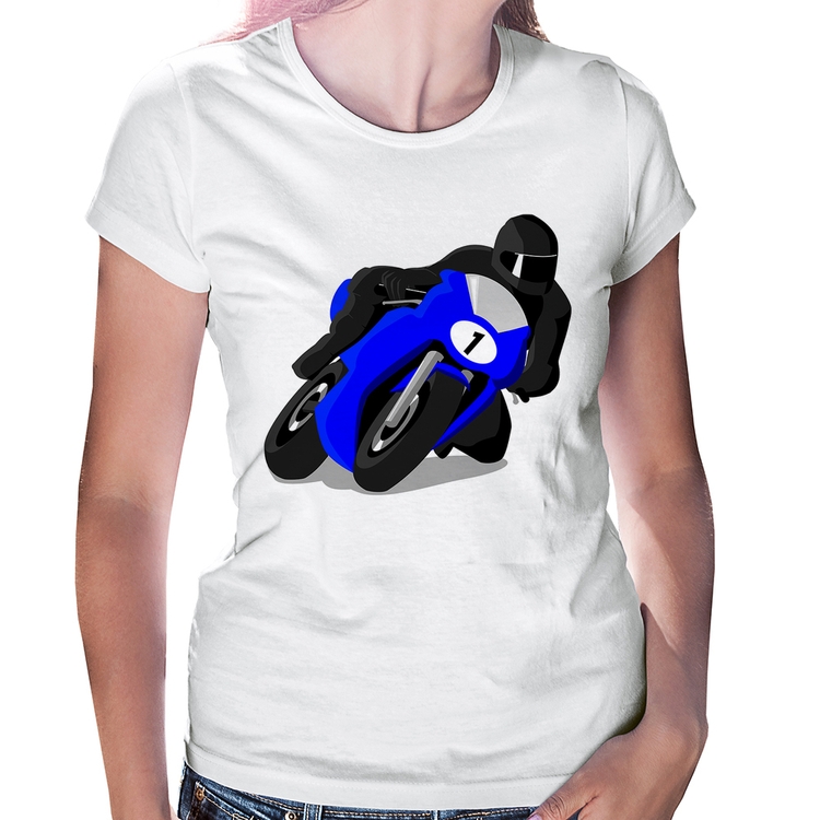 Baby Look Moto Corrida