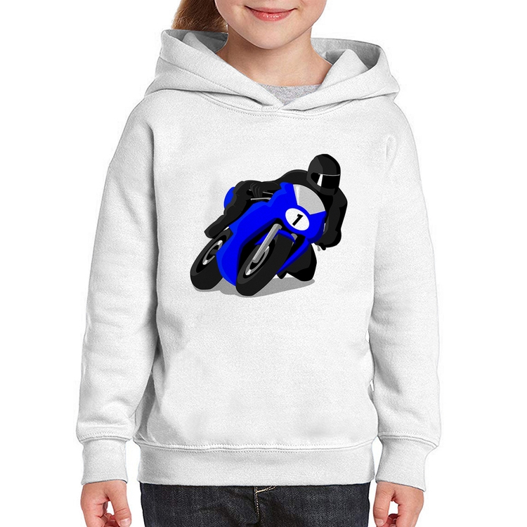Moletom Infantil Moto Corrida