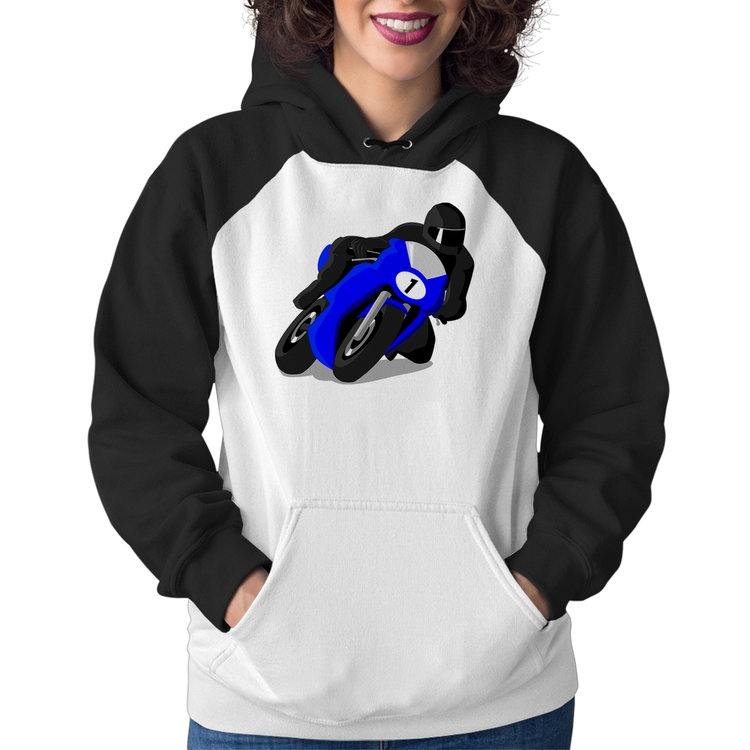 Moletom Feminino Moto Corrida