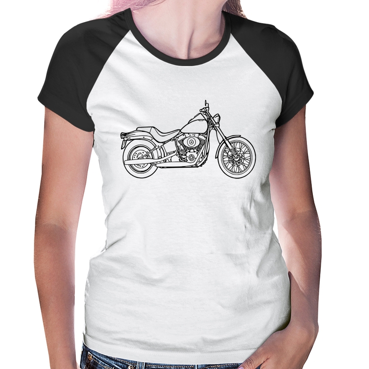 Baby Look Raglan Moto Custom