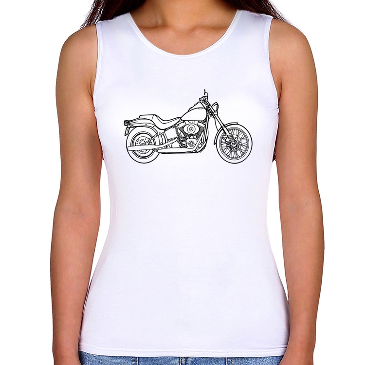 Regata Feminina Moto Custom