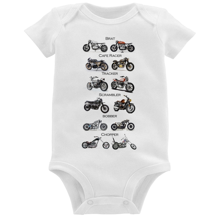 Body Bebê Moto Custom Types