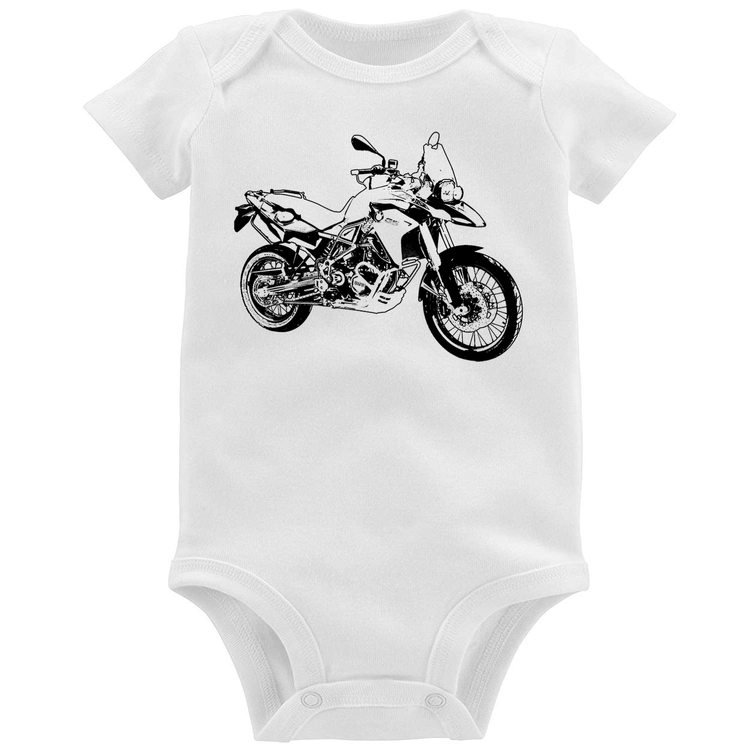 Body Bebê Moto F 800 GS Traços
