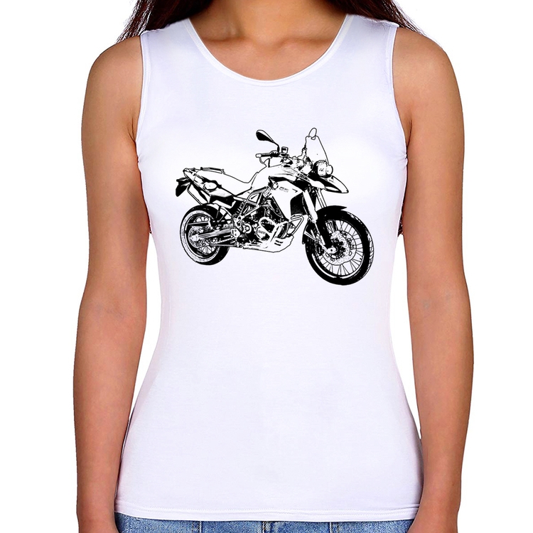Regata Feminina Moto F 800 GS Traços