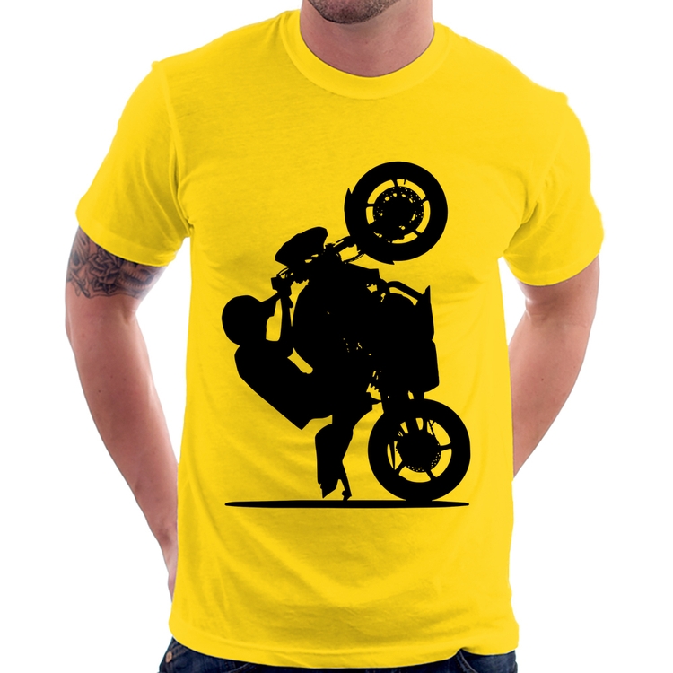 Camiseta Moto Grau XJ6 - Amarela