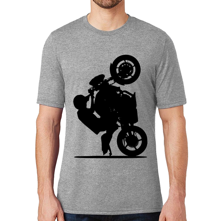 Camiseta Moto Grau XJ6 - Cinza