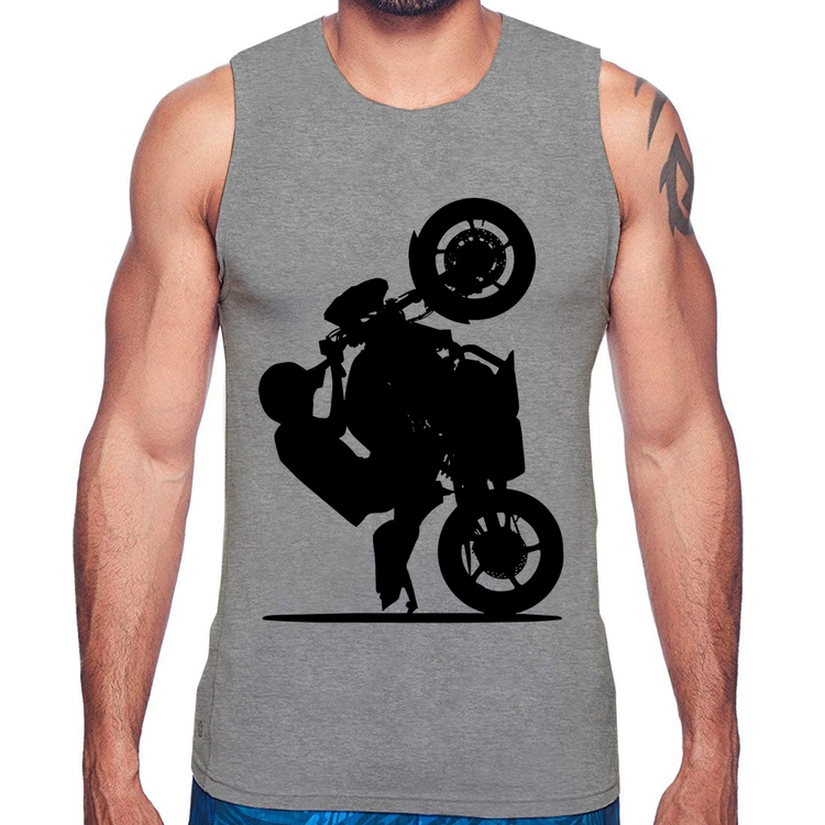 Regata Moto Grau XJ6 - Cinza